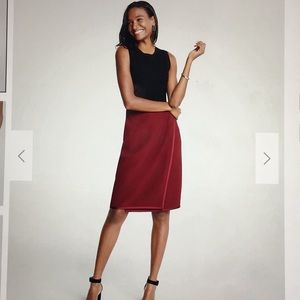 Ann Taylor red pencil skirt NWT